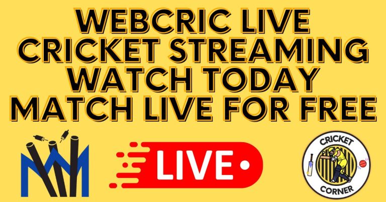 Webcric Live Cricket Streaming on PC or Mac For Free