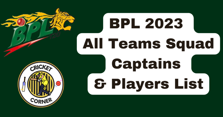 BPL 2023 All Teams Squad, Captains & Players List