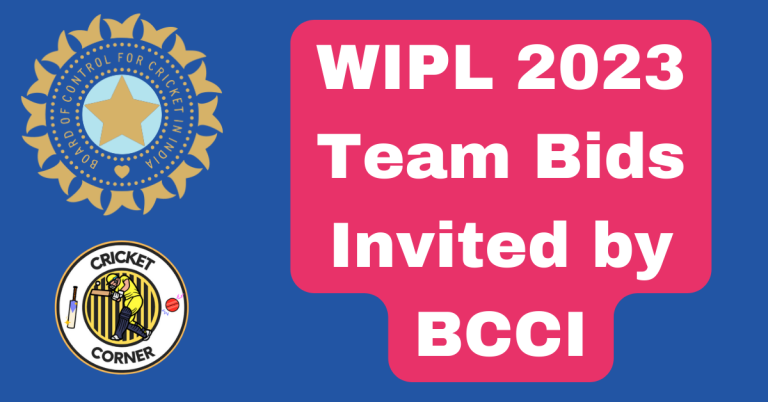 WIPL 2023 Team Bids Invited by BCCI