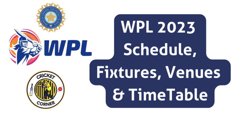WPL 2023 Schedule, Fixtures, Venues & TimeTable