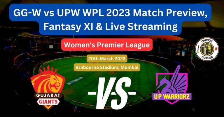 GG-W vs UPW WPL 2023 Match 17 Preview, Fantasy XI & Live Streaming
