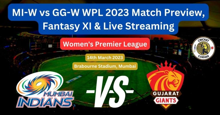 MI-W vs GG-W WPL 2023 Match 12 Preview, Fantasy XI & Live Streaming