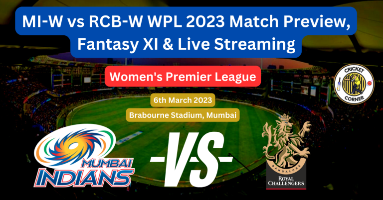 MI-W vs RCB-W WPL 2023 Match Preview, Fantasy XI & Live Streaming
