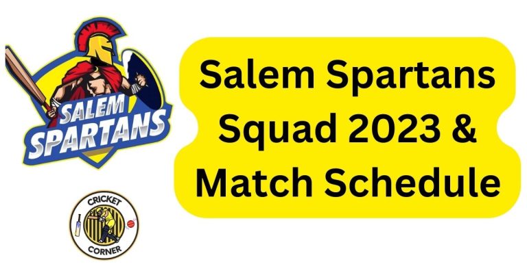 Salem Spartans Squad 2023 & Match Schedule