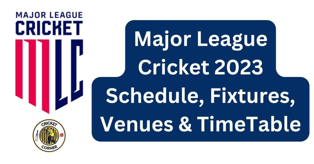 How & Where To Watch Major League Cricket 2023 Live Streaming