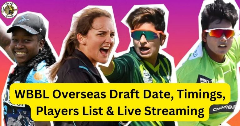 WBBL Overseas Draft Date, Timings, Players List & Live Streaming