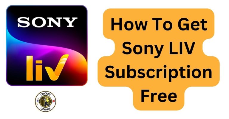How To Get Sony LIV Subscription Free in 2023