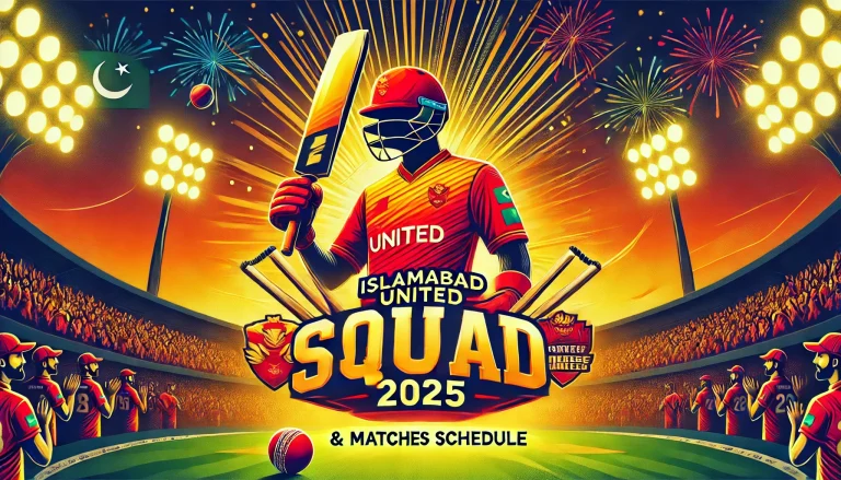 Islamabad United Squad 2025 & Matches Schedule