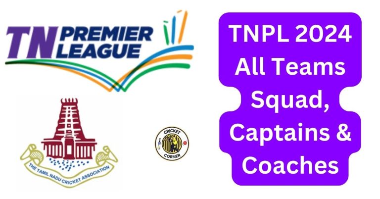 TNPL 2024 All Teams Squad, Captains & Coaches