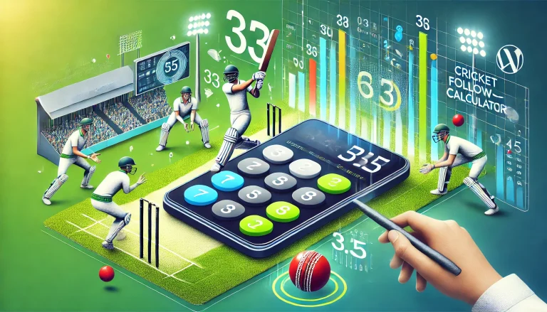 Cricket Follow-On Calculator How to Determine the Follow-On Lead in Seconds