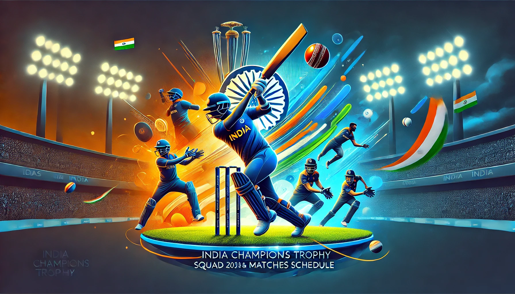 India Champions Trophy Squad 2025 & Matches Schedule